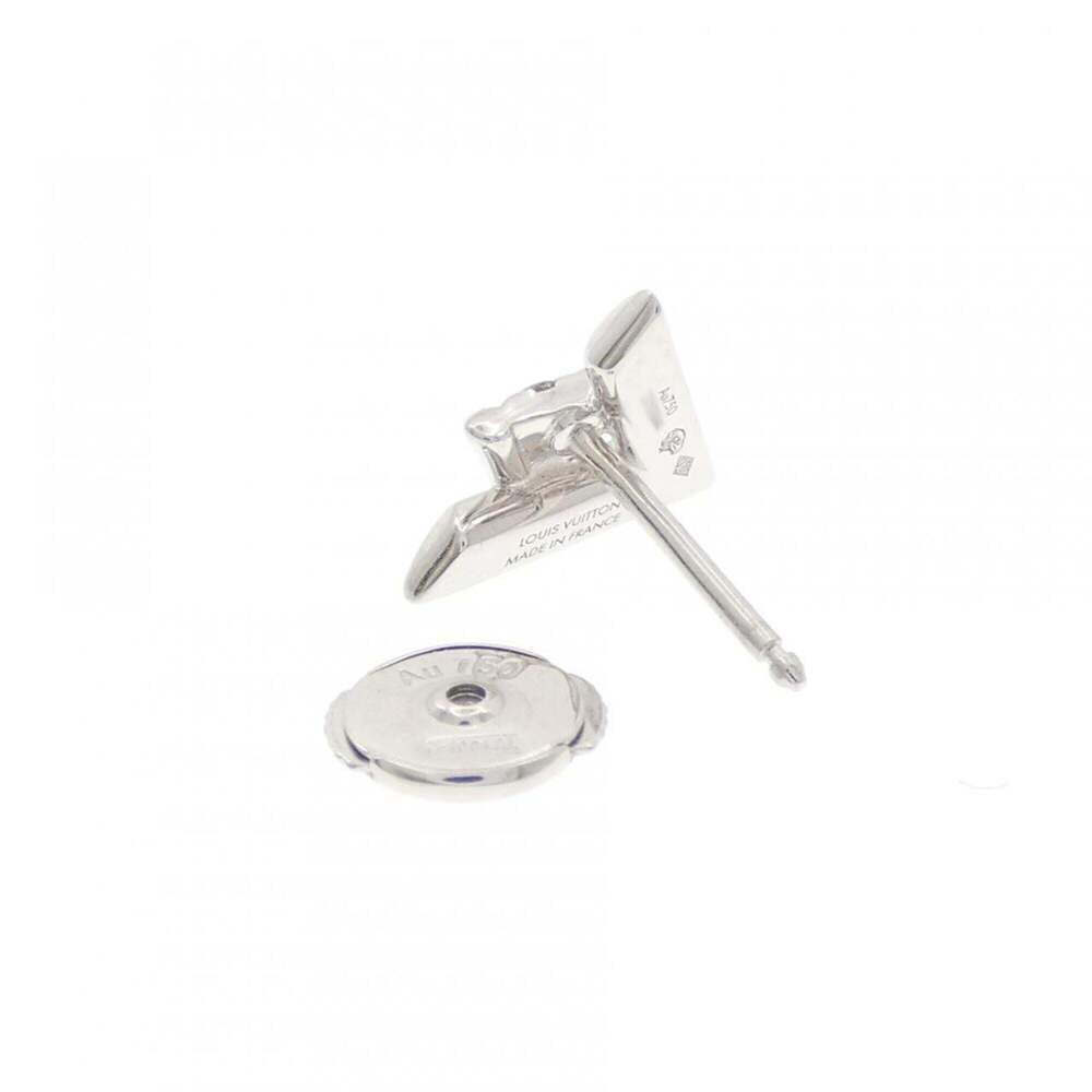 LOUIS VUITTON Silver Earrings - Picture 3 of 4